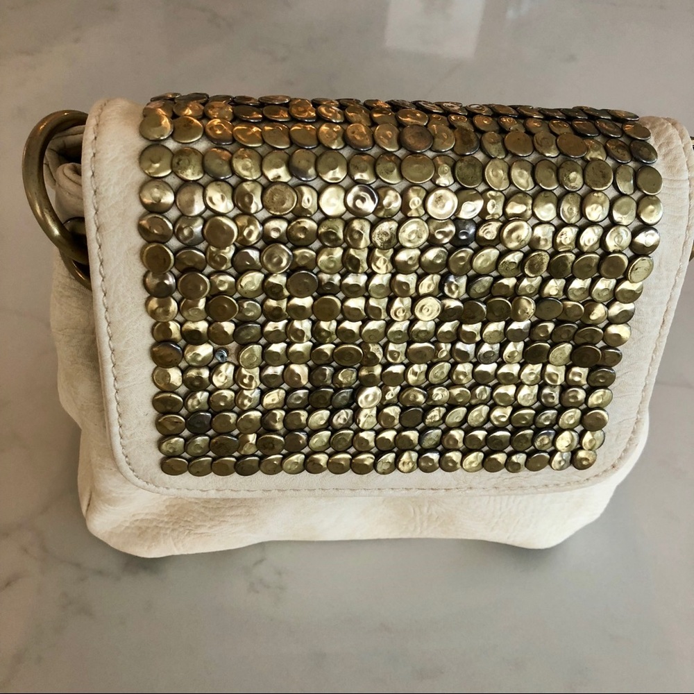 Gold detailed cross body bag